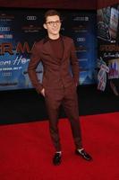 los angeles jun 26 - tom holland at the spider man far from home premiere im tcl chinese theater imax am 26. juni 2019 in los angeles, ca foto