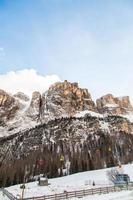 italienischer Dolomiti bereit für die Skisaison