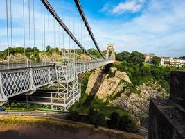 HDR-Clifton-Hängebrücke in Bristol foto