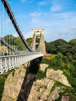 HDR-Clifton-Hängebrücke in Bristol foto