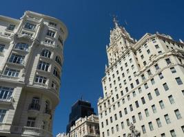 die Stadt Madrid in Spanien foto