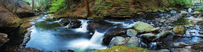 Creek Panorama Nahaufnahme foto