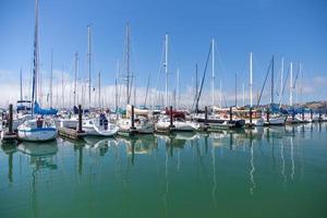 sausalito, kalifornien, usa, 2010. sausalito sausalito marina in kalifornien foto