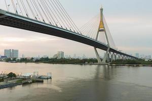Hängebrücke Bangkok Thailand foto