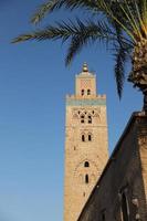 Kutubiyya-Moschee in Marrakesch, Marokko foto