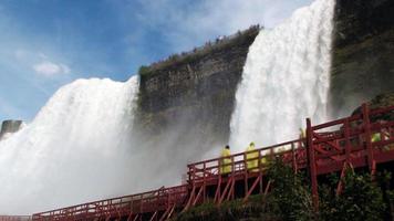 Szene der berühmten Niagarafälle von New York USA