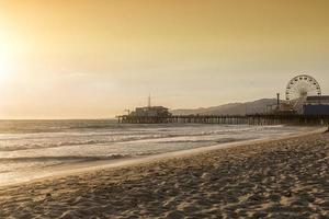 Santa Monica Beach, Los Angeles, Kalifornien foto