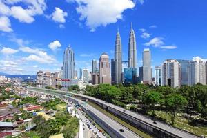 Skyline von Kuala Lumpur foto