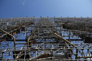 Duga-Radar in der Sperrzone von Tschernobyl, Ukraine foto