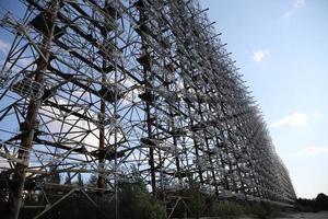 Duga-Radar in der Sperrzone von Tschernobyl, Ukraine foto