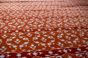 Teppich in der Moschee foto