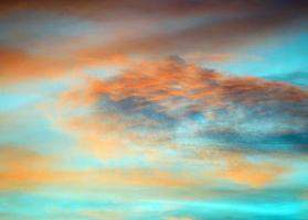 Sonnenuntergang Wolkenlandschaft foto