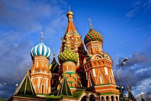 Heilige Basilikum Kathedrale in Moskau foto