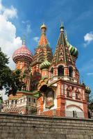 Heilige Basilikum Kathedrale auf dem roten Platz in Moskau, Russland foto