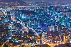 Seoul, Südkorea Skyline