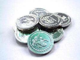 Geldmünzenstapel foto