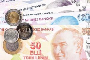 türkisches Geld türkische Lira foto