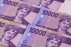 verschiedene Rupiah Banknoten aus Indonesien foto