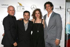 los angeles, 30.9. - adam barder, ron truppa, fiona dourif, mark bemesderfer beim catalina film festival, freitag im casino am 30. september 2016 in avalon, catalina island, ca foto