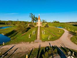 christ the king hill sculpture park, aglona, lettland. foto