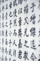 Hintergrund der chinesischen Schriftzeichen foto