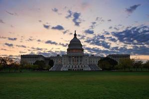 Capitol Hill Gebäude am Morgen, Washington DC foto