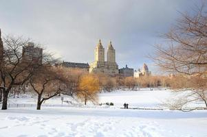 New York City Manhattan Central Park im Winter foto