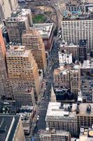 New York City Manhattan Street Luftbild foto