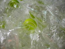 Plastikflaschen zum Recycling foto