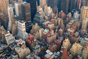 Wolkenkratzer in New York City foto