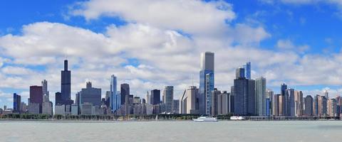 Chicago City Skyline-Panorama foto