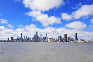 urbane skyline von chicago foto