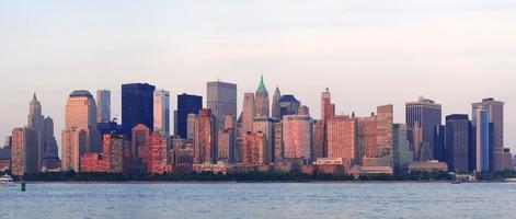 Skyline der Innenstadt von New York City, Manhattan foto