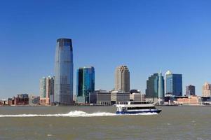 Skyline von New Jersey von der Innenstadt von New York City Manhattan foto