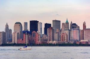 Skyline der Innenstadt von New York City, Manhattan foto