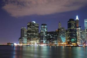 New York City in der Nacht foto