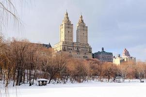 New York City Manhattan Central Park im Winter foto