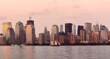 Skyline der Innenstadt von New York City, Manhattan foto