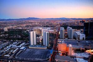 Skyline von Las Vegas foto