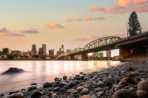 Portland City Downtown Skyline Stadtbild von Oregon, in den USA foto