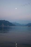 Genfer See an einem Sommerabend