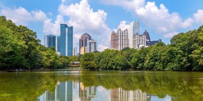 Piedmont Park in der Innenstadt von Atlanta City in den USA foto