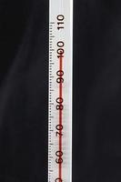 Thermometer, Nahaufnahme foto