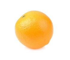 Valencia-Orange isoliert auf weißem Hintergrund foto