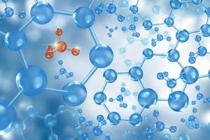 Hintergrund des Chromosomenmoleküls foto