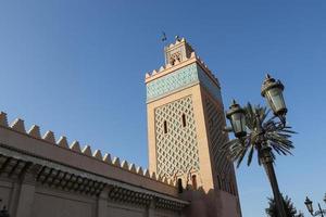 moulay el yazid moschee in marrakesch, marokko foto