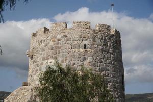 Turm in der Burg von Bodrum, Mugla, Türkei foto