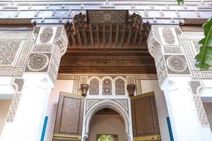 bahia-palast in marrakesch, marokko foto