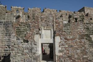 Burg von Bodrum in der Türkei foto