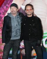 los angeles 12.12. - the edge, bono bei der sing 2 premiere im griechischen theater am 12.12.2021 in los angeles, ca foto